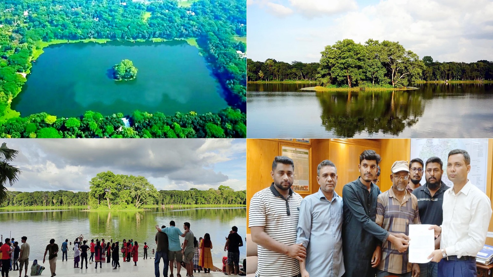 দুর্গাসাগর লিজের সিদ্ধান্ত বাতিলের দাবিতে জেলা প্রশাসকের কাছে স্মারকলিপি